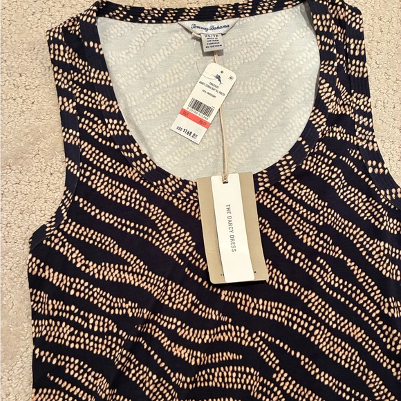 Tommy Bahama Darcy Zebra Bay Sleeveless Shift Mini Dress - Picture 4 of 5